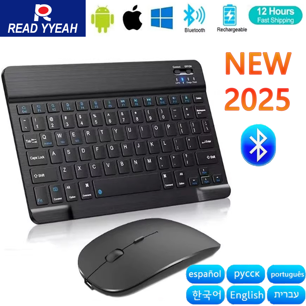 Gaming Keyboard Wireless - New 2025 Bluetooth Wireless Keyboard Mouse