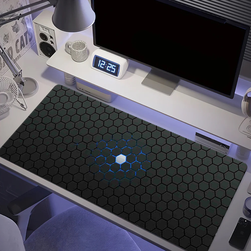 Gaming Keyboard And Mouse - Hexagon Large Gaming Mouse Pad Rectangular
