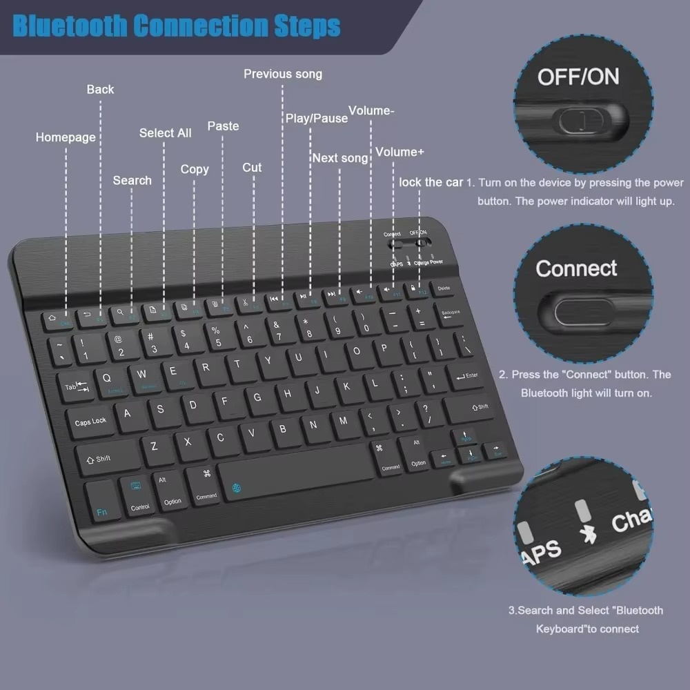 Bluetooth 5.0 Wireless Keyboar - đánh giá và giá Gaming Keyboard Wireless