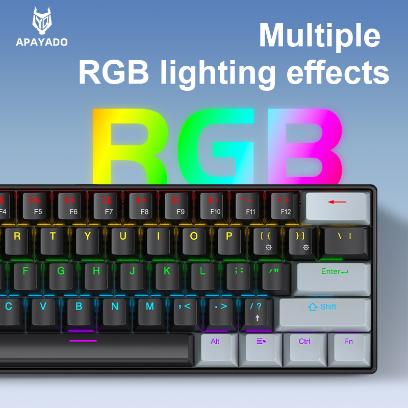APAYADO K61 Mini Mechanical Ke - đánh giá và giá Gaming Keyboard And Mouse Combo