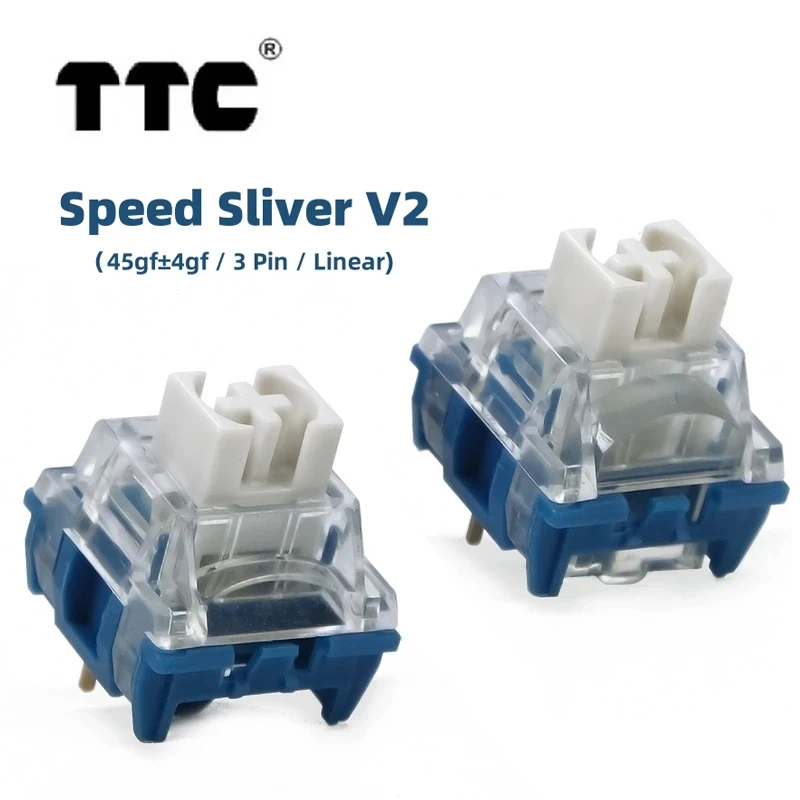 TTC Speed Silver V2 DIY Custom - đánh giá và giá Gaming Keyboard No Rgb