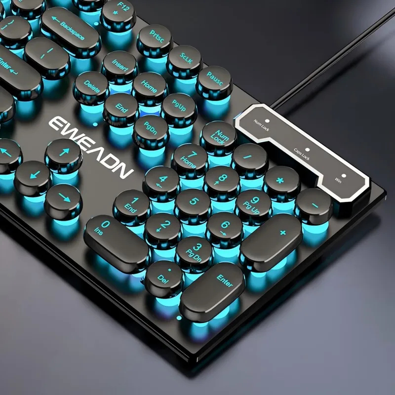 Retro Punk Mechanical Feel Key - đánh giá và giá Gaming Keyboard Wireless