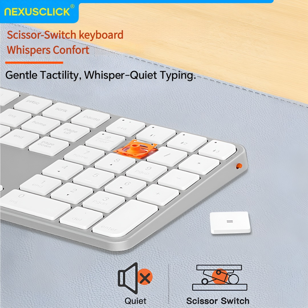 NexusClick Rechargeable Wirele - đánh giá và giá Keyboard Gaming Mac