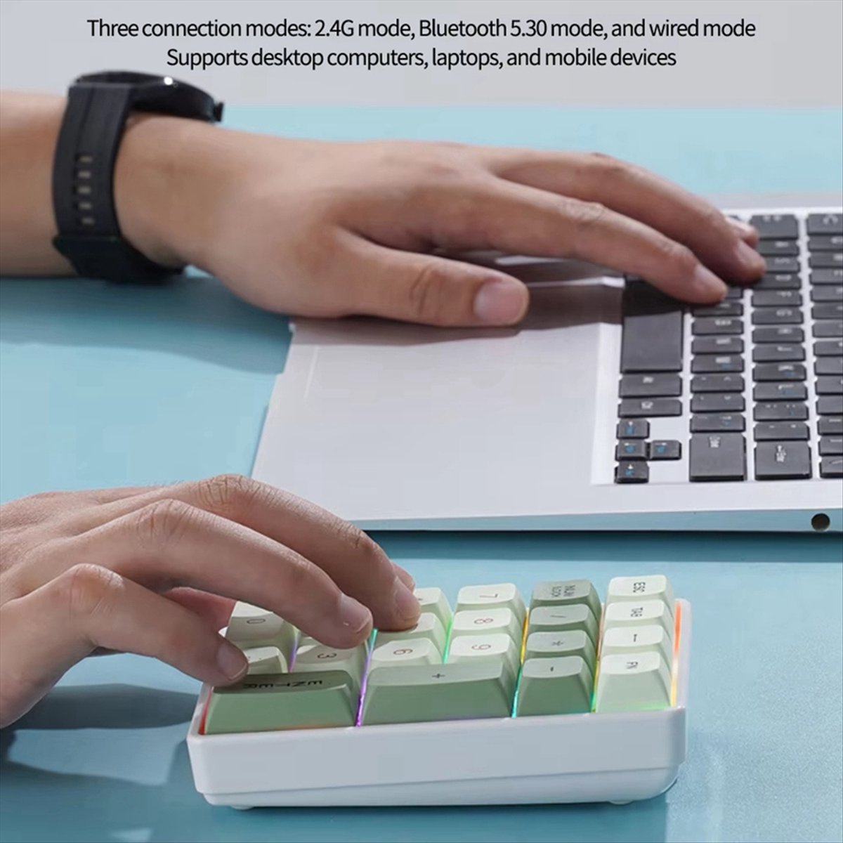 N86R 21Keys Mini Keyboard 2.4G - đánh giá và giá Gaming Keyboard Number Pad