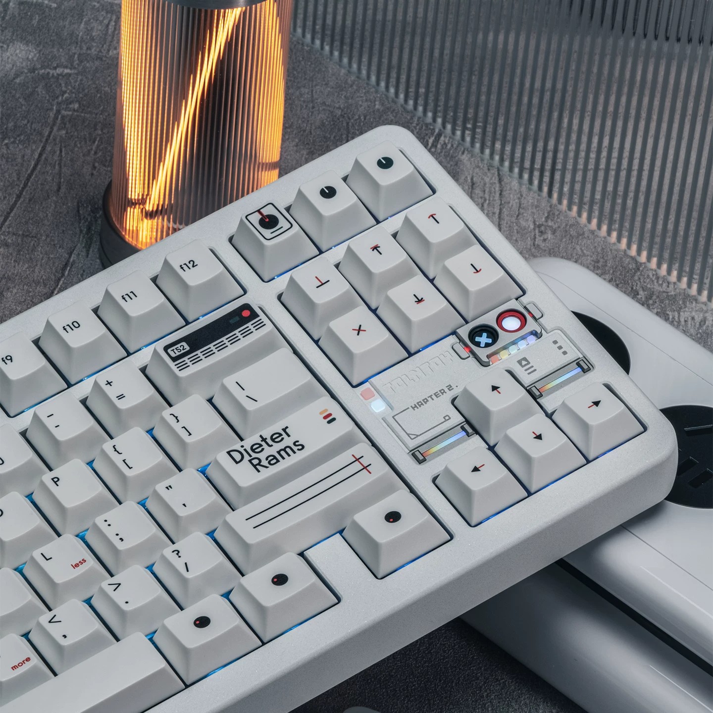 144 Keys Dieters White Keycaps - đánh giá và giá Keyboard Gaming Mac