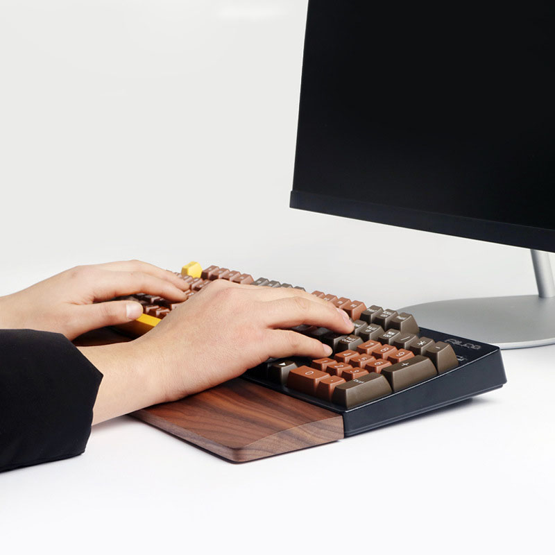 Một Tay Gỗ Sồi Óc Chó Gỗ Bàn P - đánh giá và giá Gaming Keyboard Number Pad