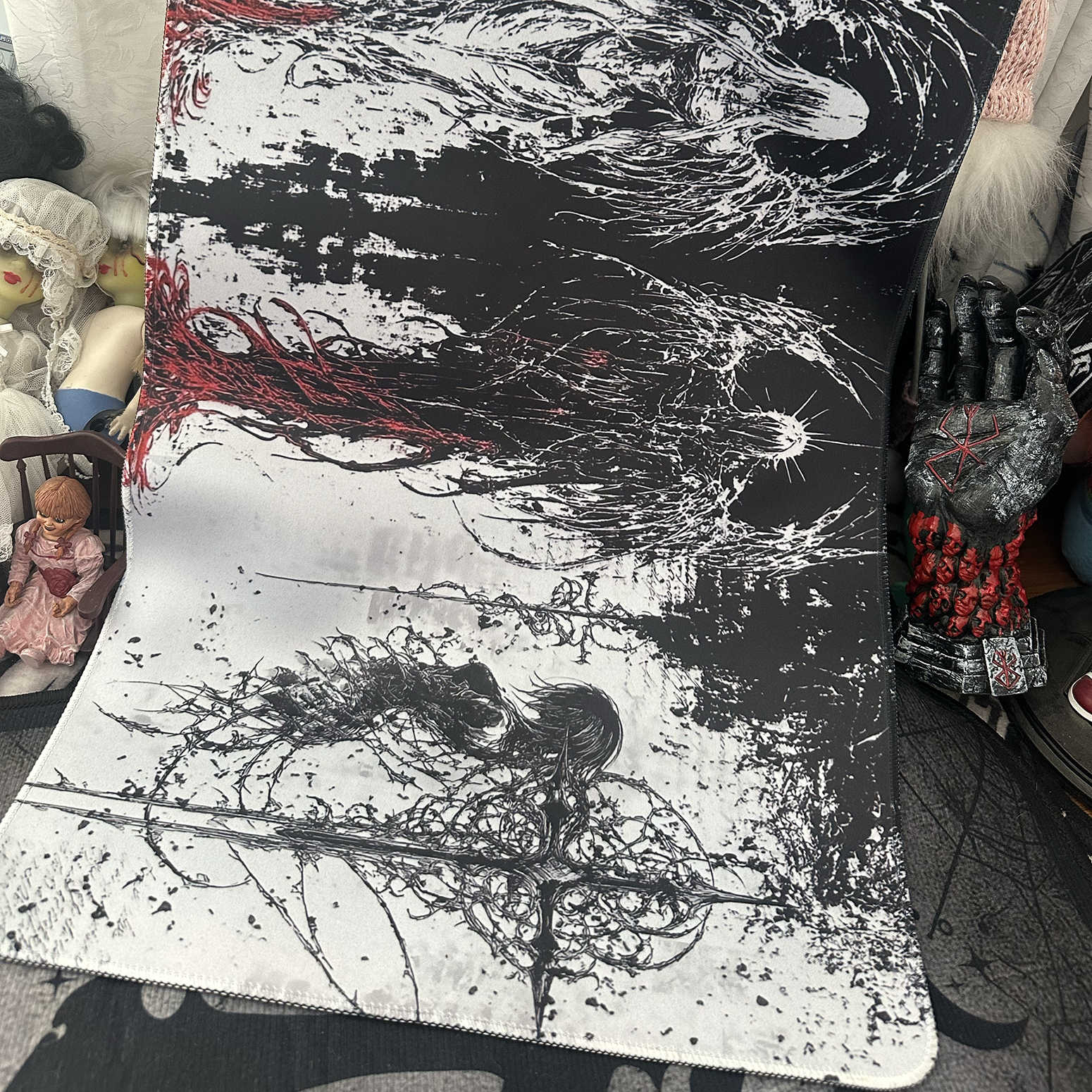 Dark Angel Art Design Large Si - đánh giá và giá Gaming Keyboard And Mouse