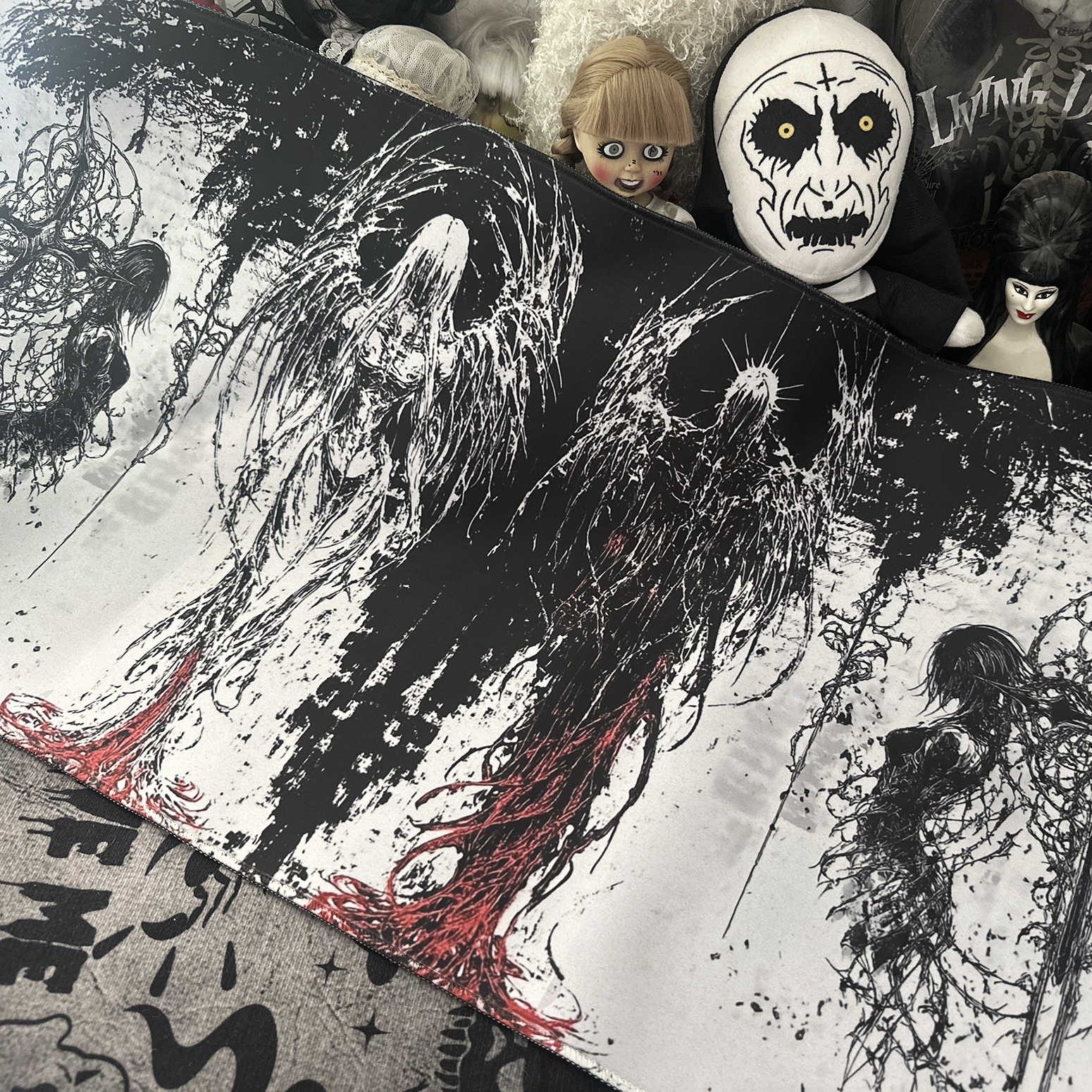 Dark Angel Art Design Large Si - đánh giá và giá Gaming Keyboard And Mouse