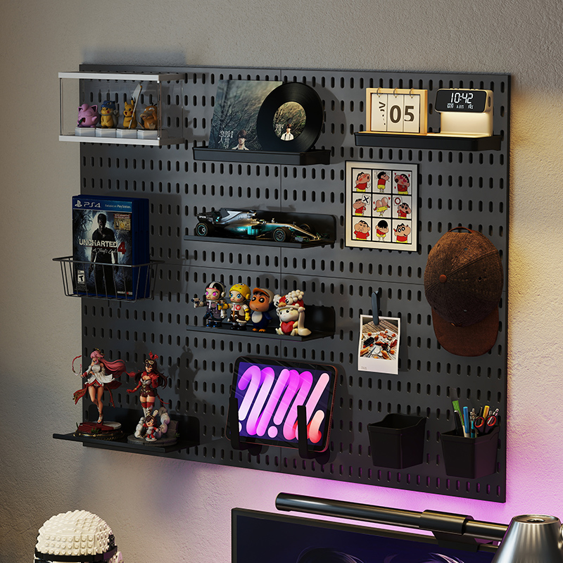 Adhesive Pegboard Shelf for Ga - đánh giá và giá Gaming Keyboard And Mouse