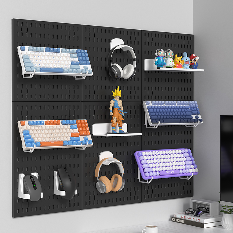 Adhesive Pegboard Shelf for Ga - đánh giá và giá Gaming Keyboard And Mouse