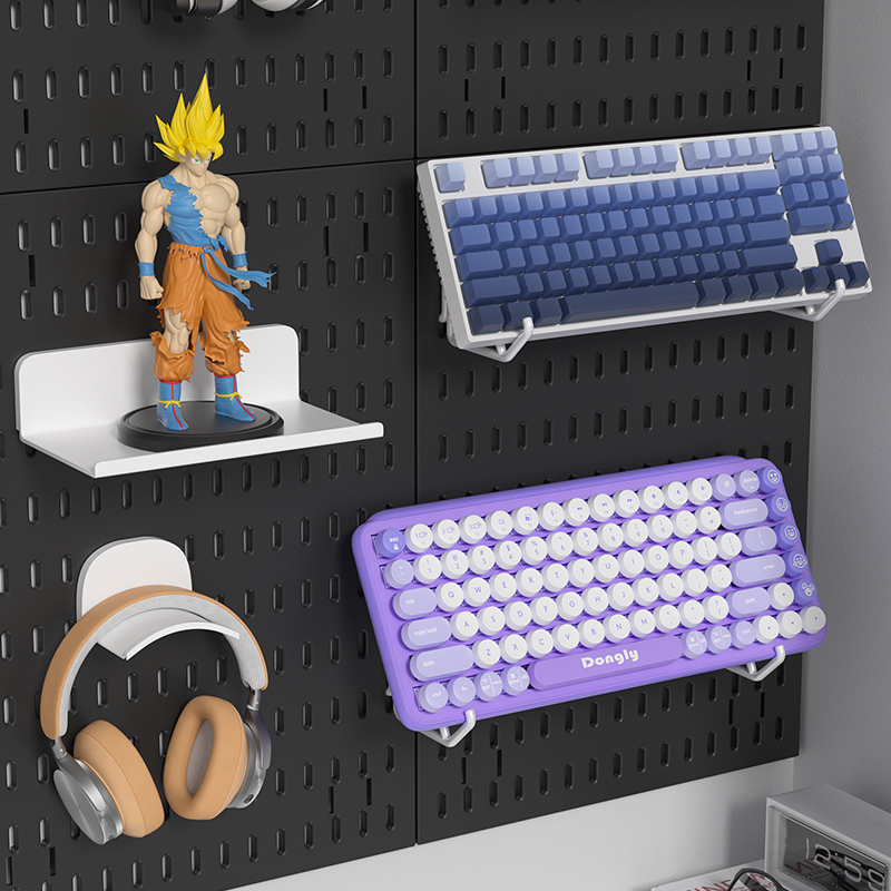 Adhesive Pegboard Shelf for Ga - đánh giá và giá Gaming Keyboard And Mouse