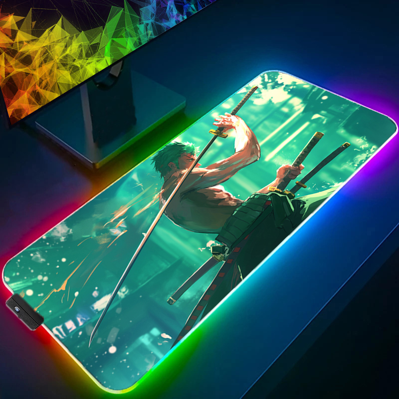 ONE PIECE Zoro Mouse Pad RGB G - đánh giá và giá Gaming Keyboard Brands