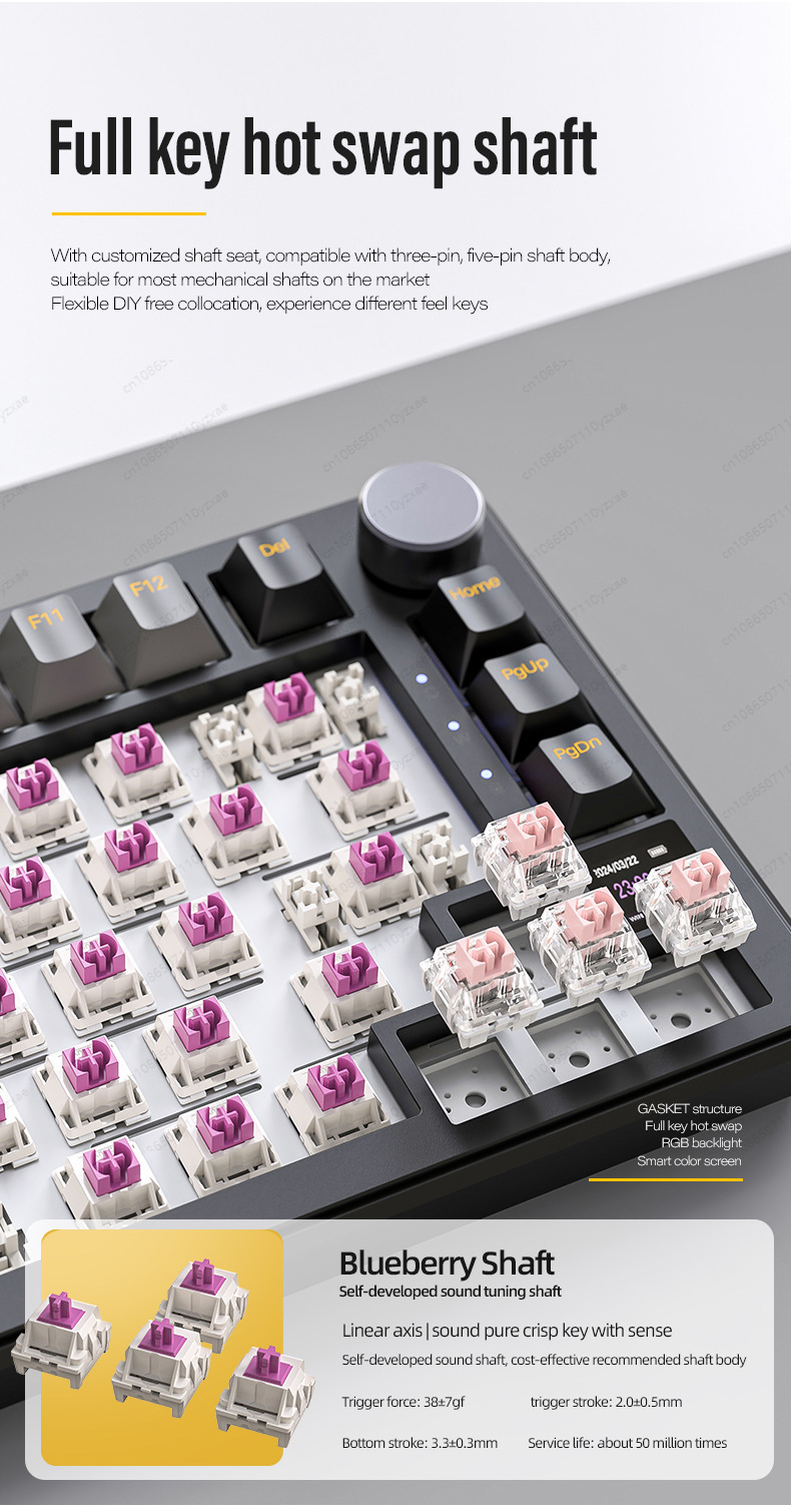 2024 New AL66 Mechanical Keybo - đánh giá và giá Gaming Keyboard No Rgb