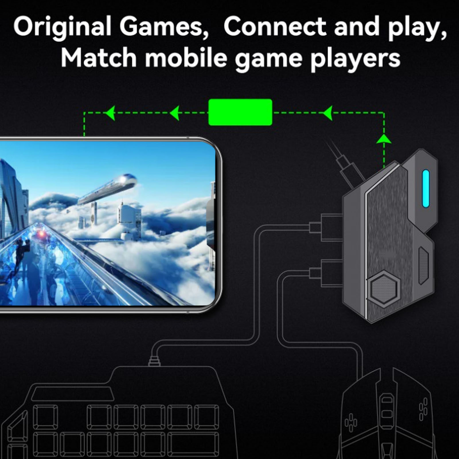 Mobile Game Combo Pack Bluetoo - đánh giá và giá Gaming Keyboard And Mouse Combo