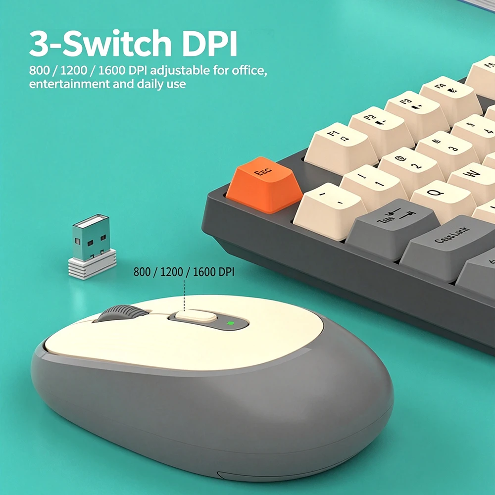 KEBIDUMEI 2.4G Wireless Keyboa - đánh giá và giá Gaming Keyboard Bundle