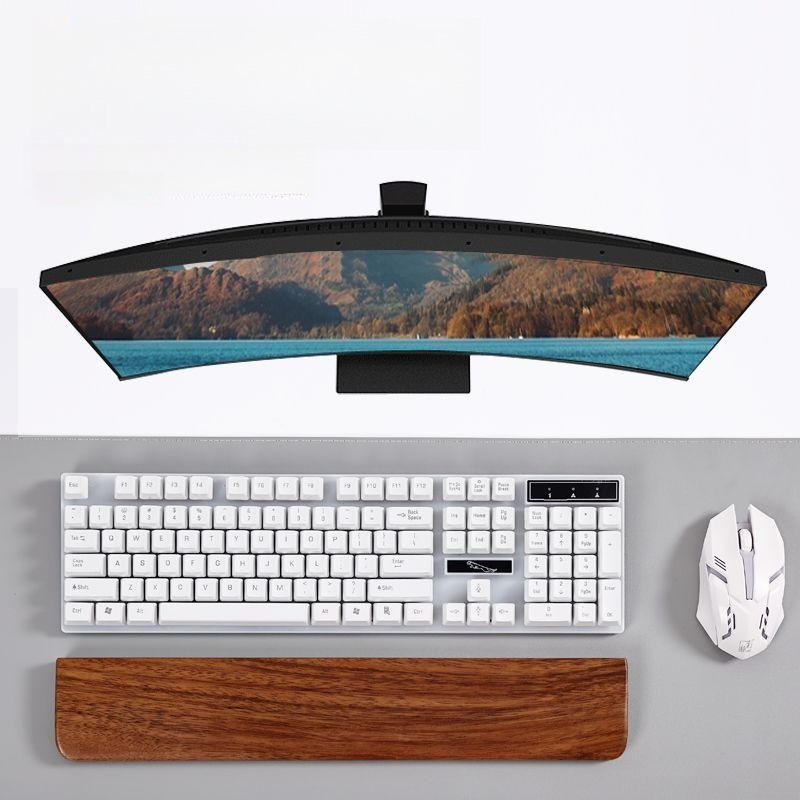 Solid Wood Keyboard Palm Rest  - đánh giá và giá Gaming Keyboard And Mouse Combo