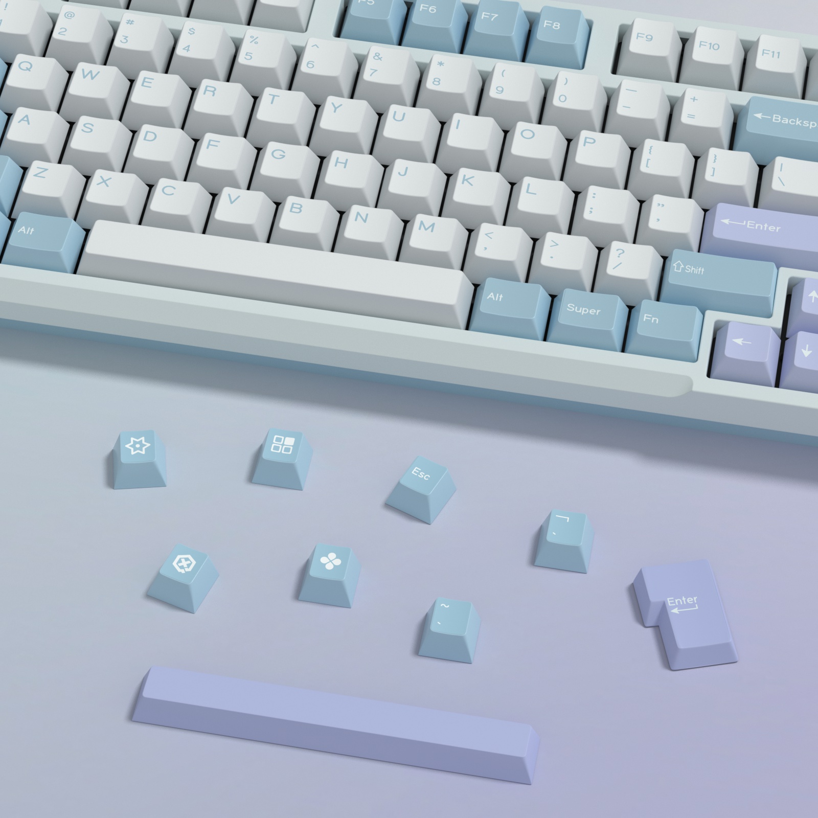 KBDiy GMK Illusion Keycap Cher - đánh giá và giá Gaming Keyboard Number Pad