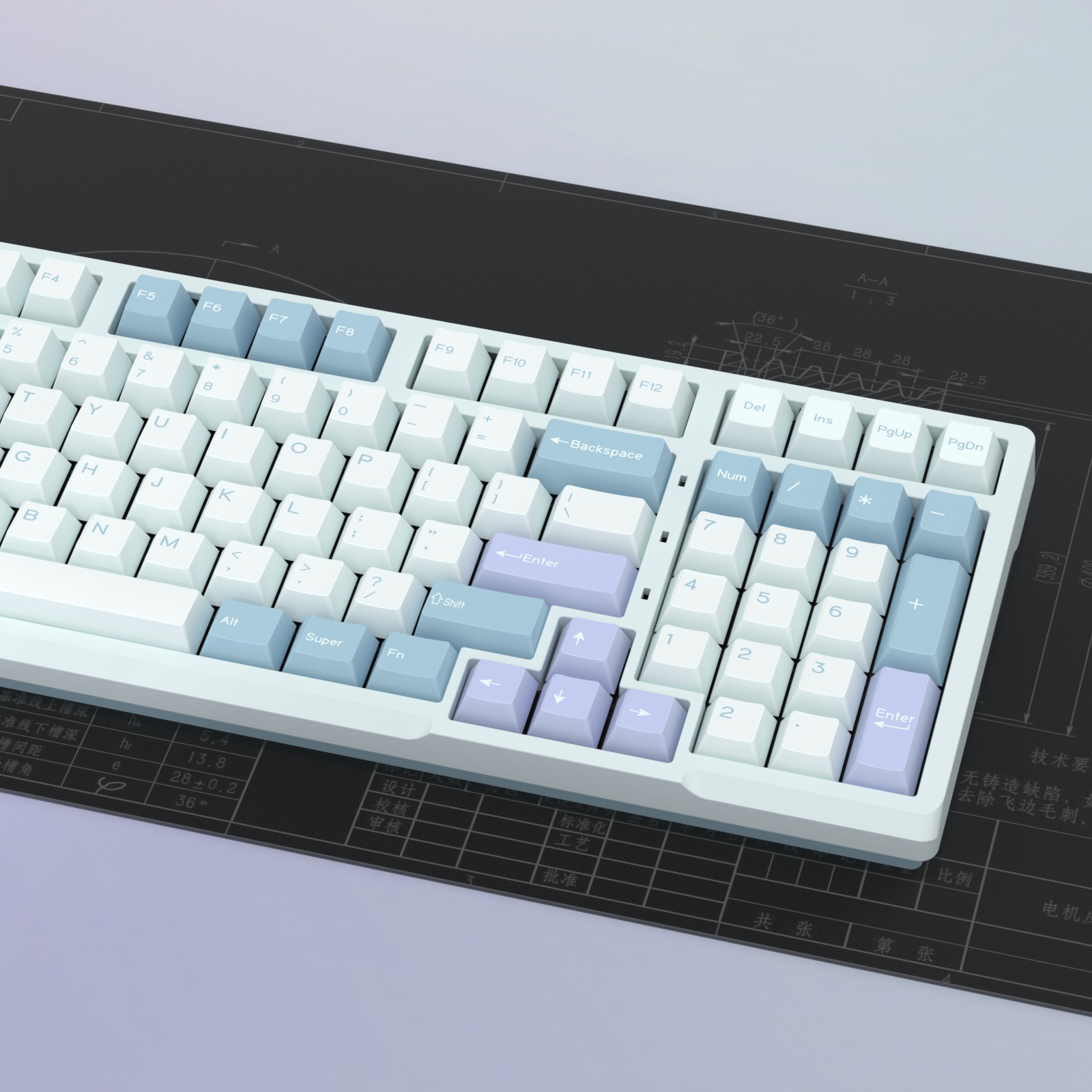 KBDiy GMK Illusion Keycap Cher - đánh giá và giá Gaming Keyboard Number Pad
