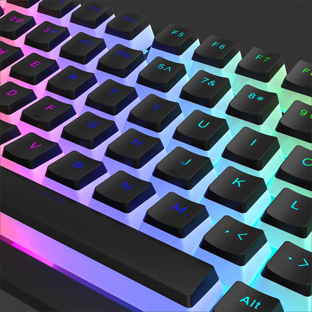 129 Keys Pudding Keycaps PBT D - đánh giá và giá Gaming Keyboard No Rgb