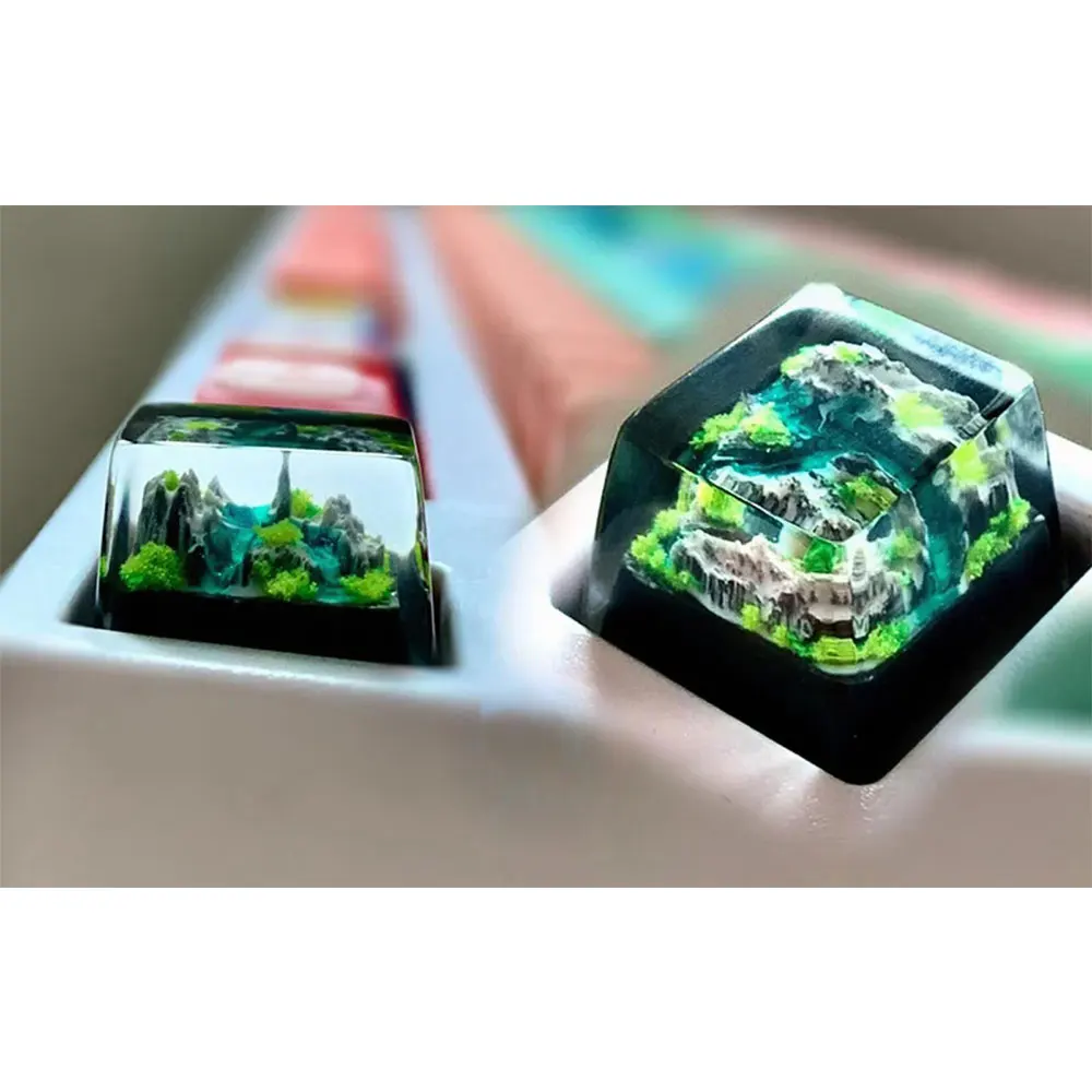 Mountain and Sea Keycaps Artis - đánh giá và giá Gaming Keyboard No Rgb