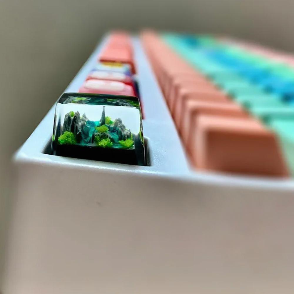 Mountain and Sea Keycaps Artis - đánh giá và giá Gaming Keyboard No Rgb
