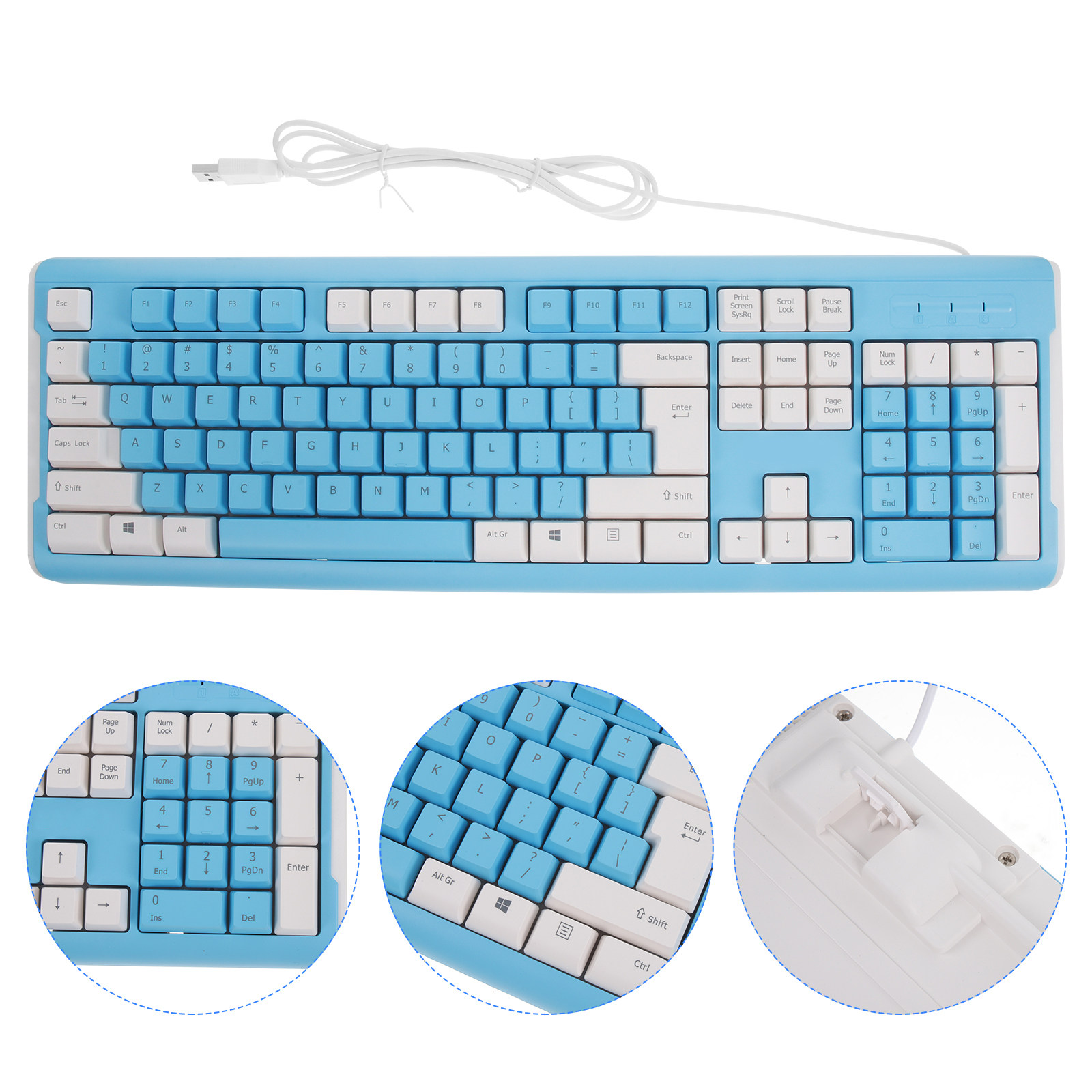 USB Wired Gaming Keyboard ABS  - đánh giá và giá Gaming Keyboard Number Pad